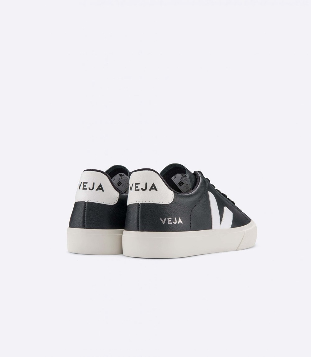 Veja Sneakers Mens - Campo Chromefree - Black/White - 1753SXIQU